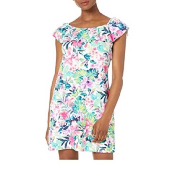 Tommy Bahama Frondsferdi Ruffle Spa Dress - Picture 2 of 11